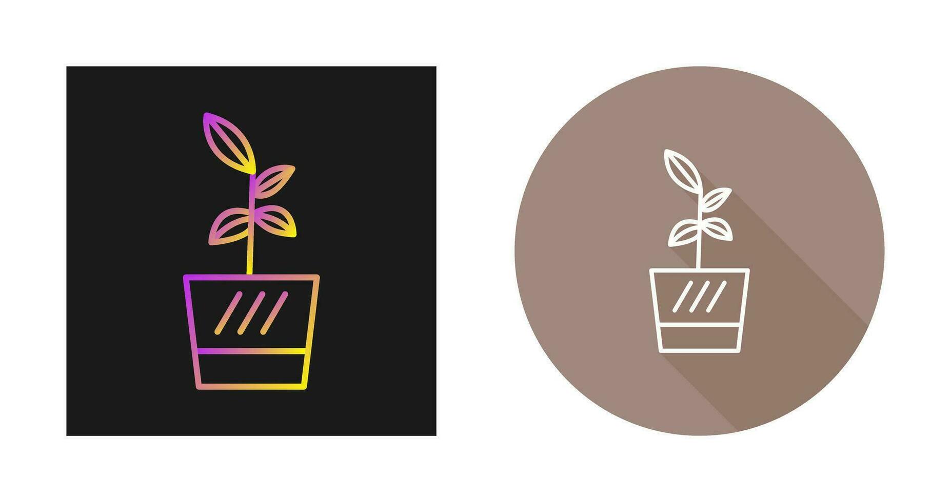 Flower Pot Vector Icon