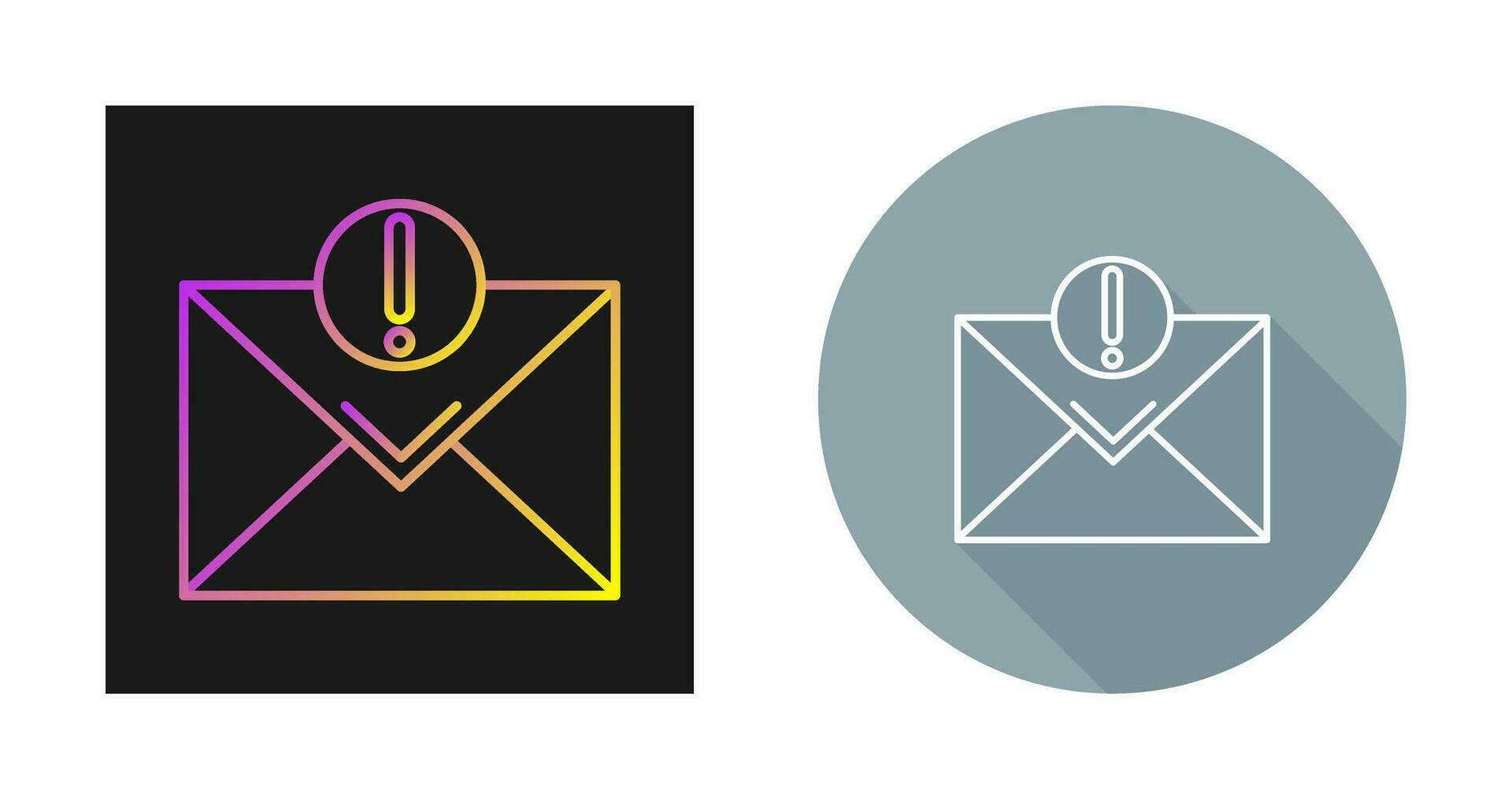 Urgent Mail Vector Icon