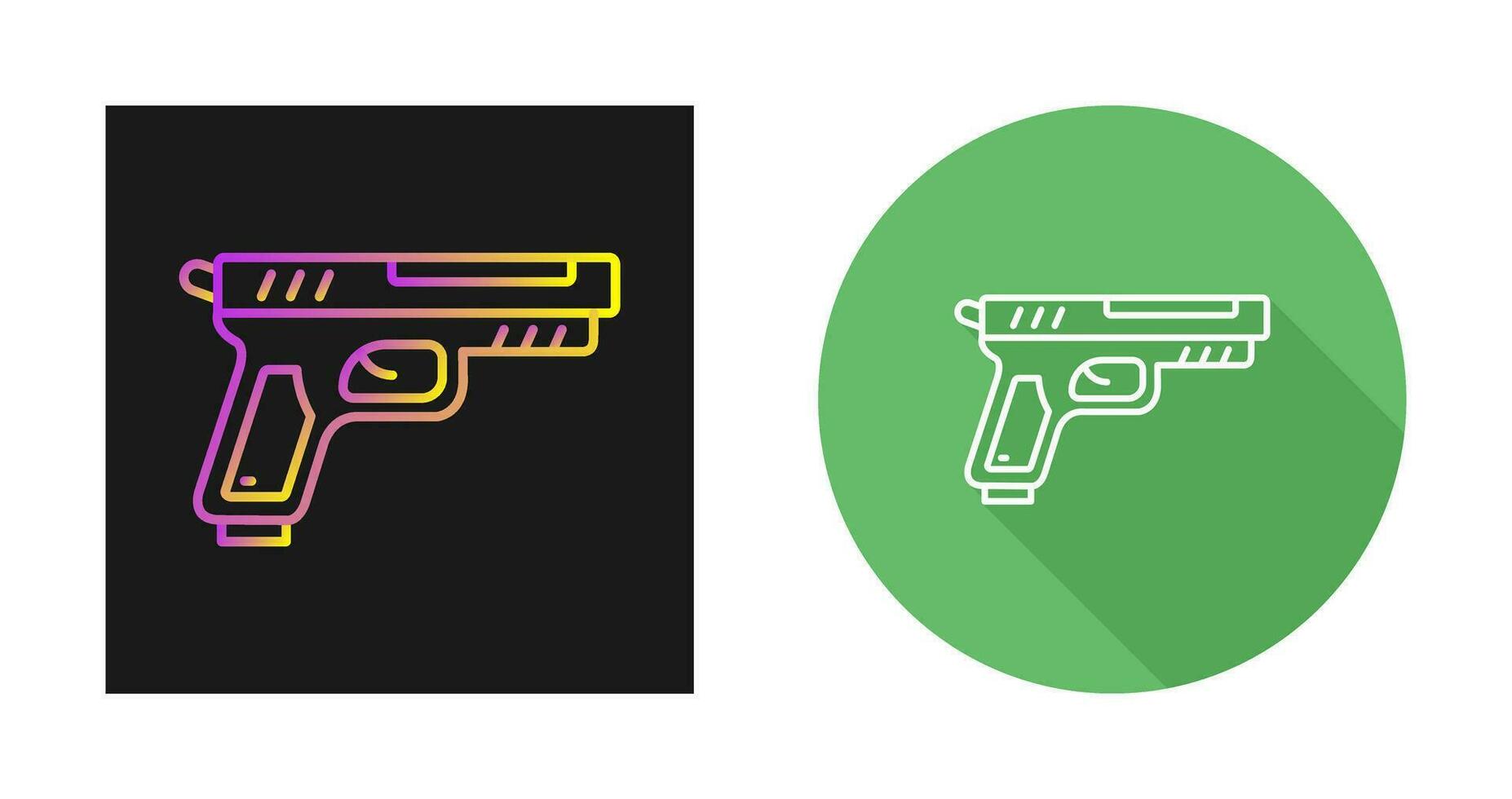 icono de vector de pistola