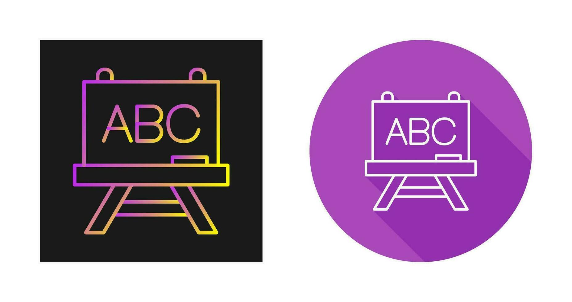 Chalk Board Vector Icon