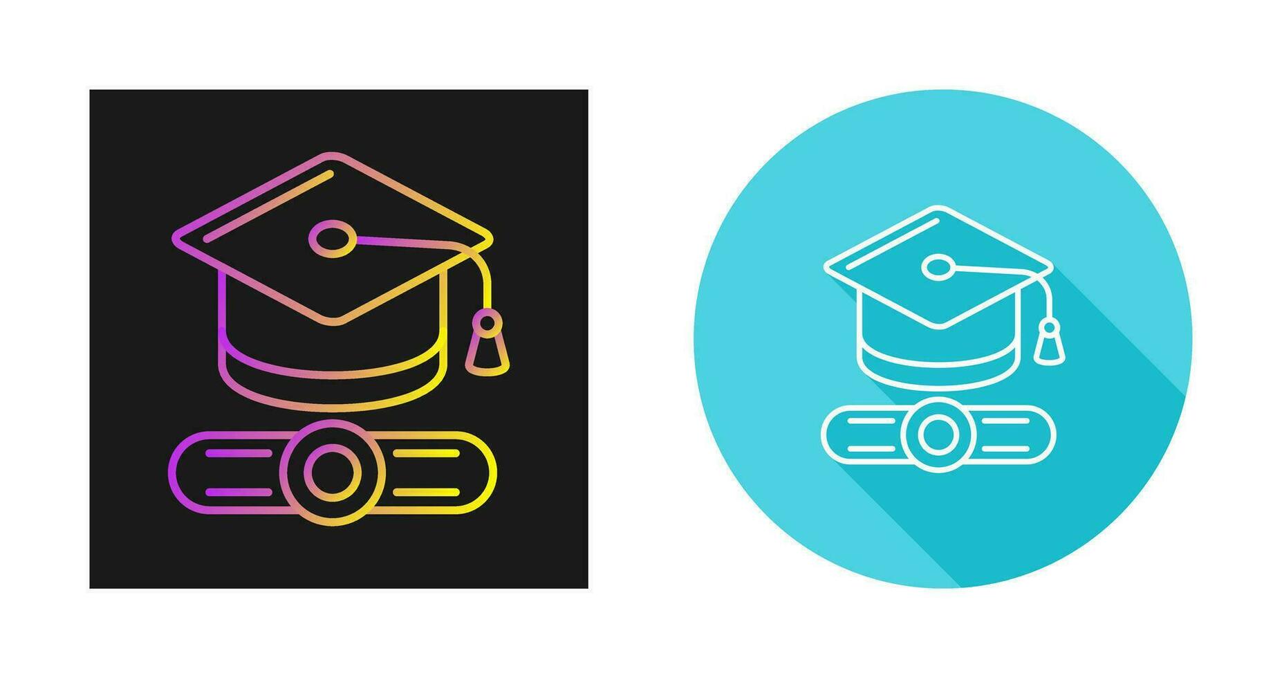 Graduated Vector Icon