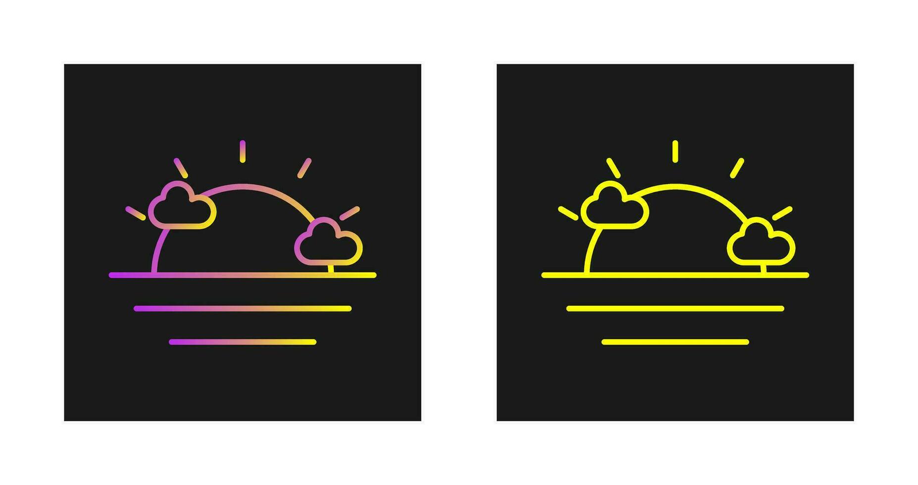 Sunset Vector Icon