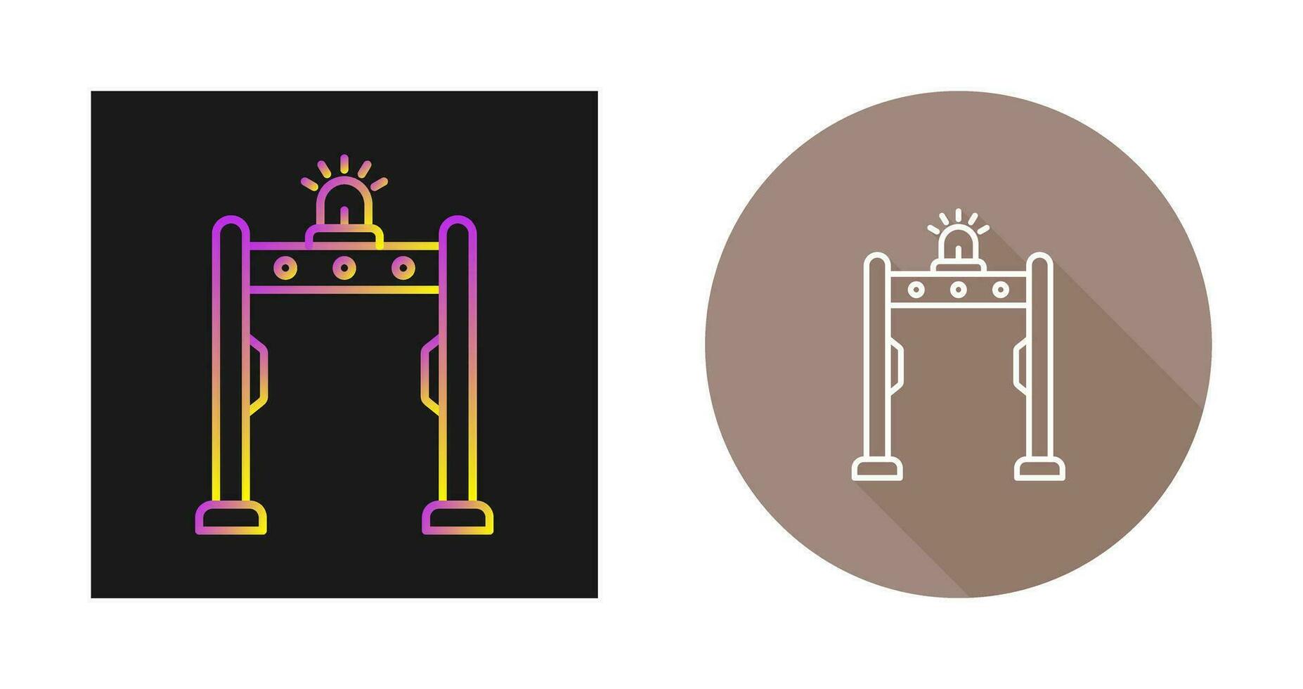 Metal Detector Vector Icon