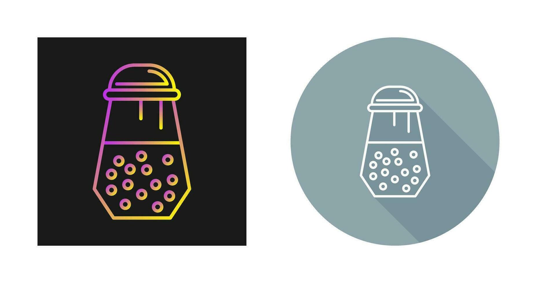 Salt Shaker Vector Icon