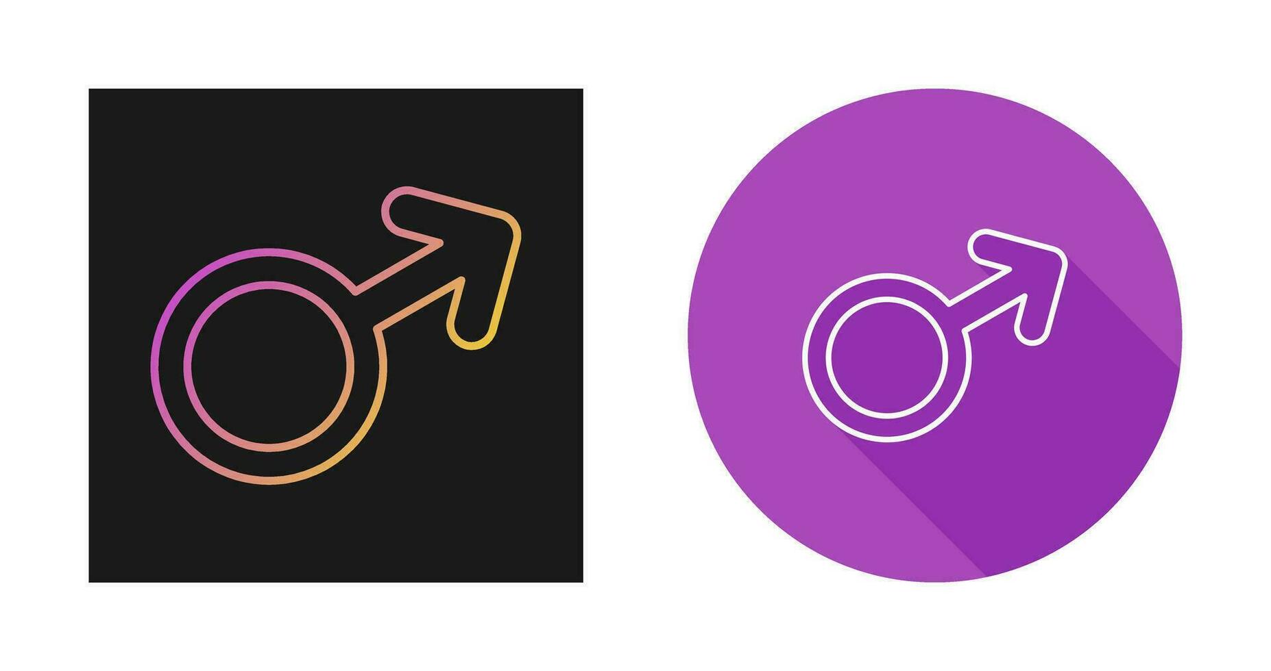 Male Sign Vector Icon