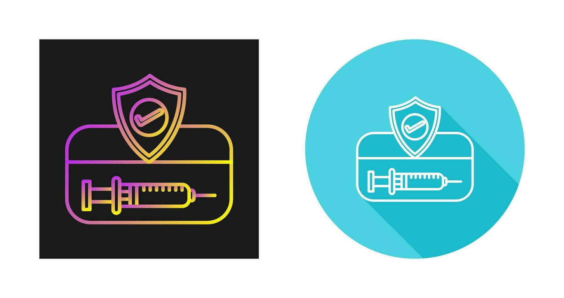 Vaccination Card Vector Icon
