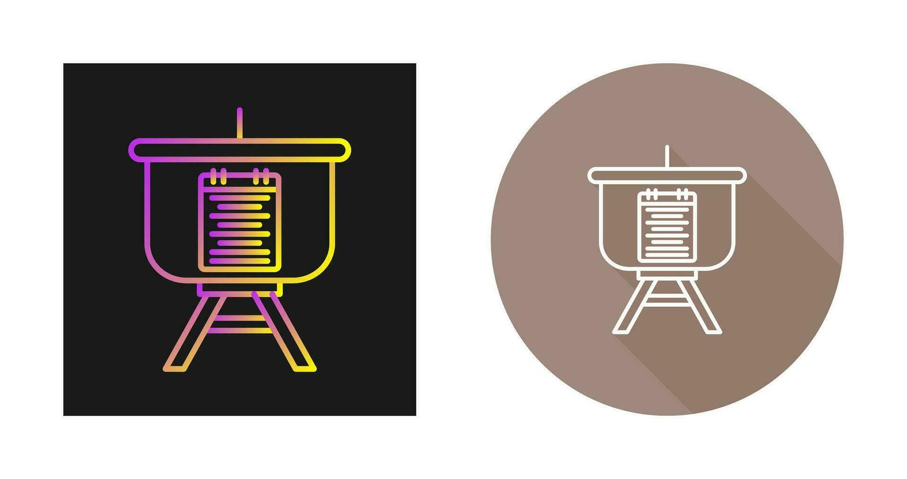 Menu Presentation Vector Icon