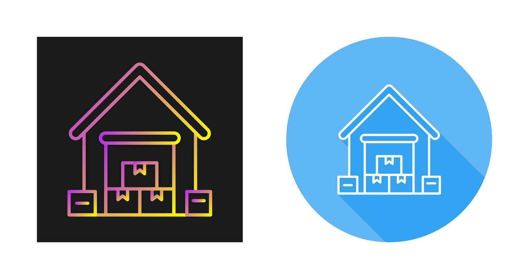 Warehouse Vector Icon