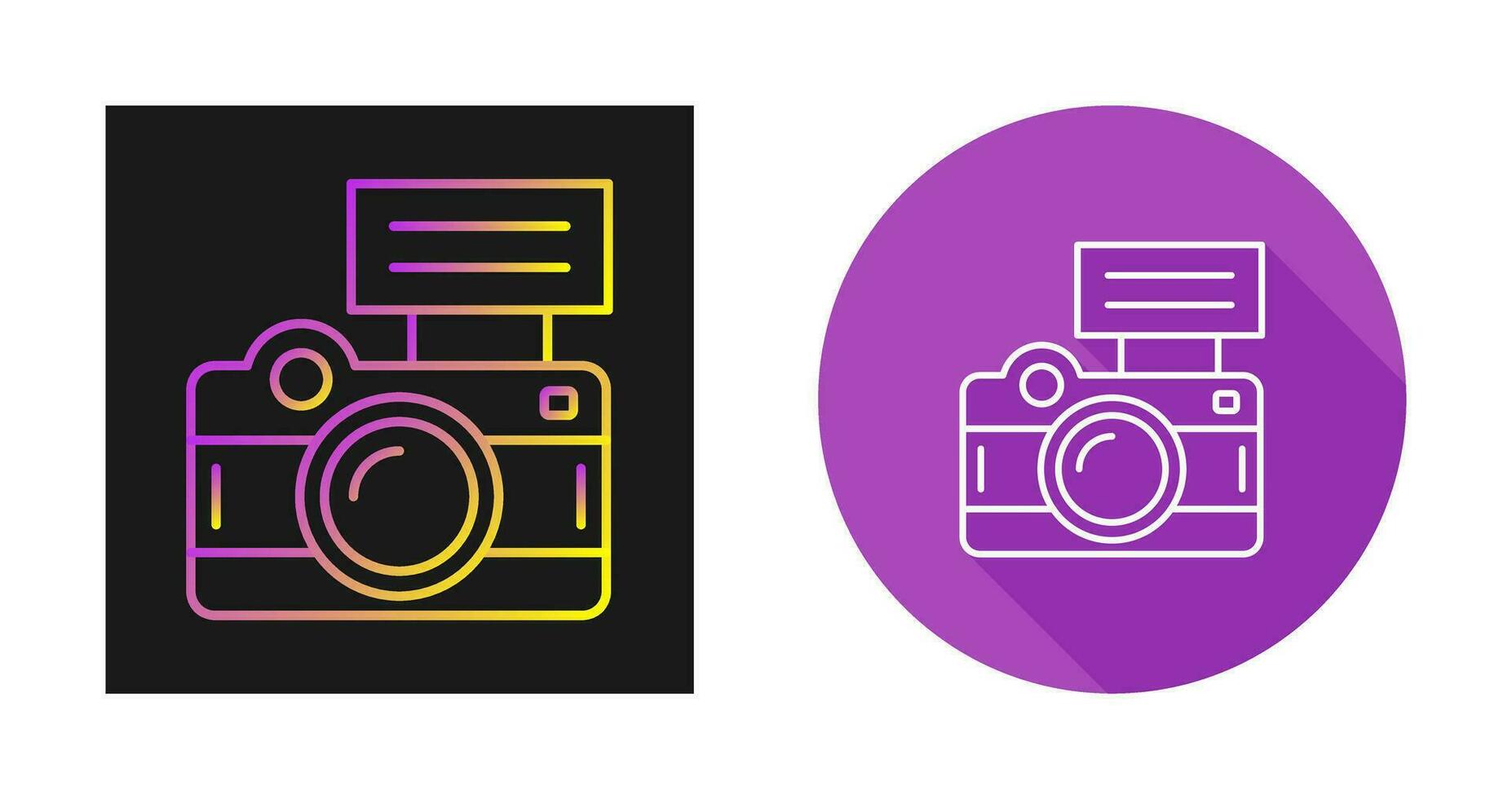 Camera Flash Vector Icon