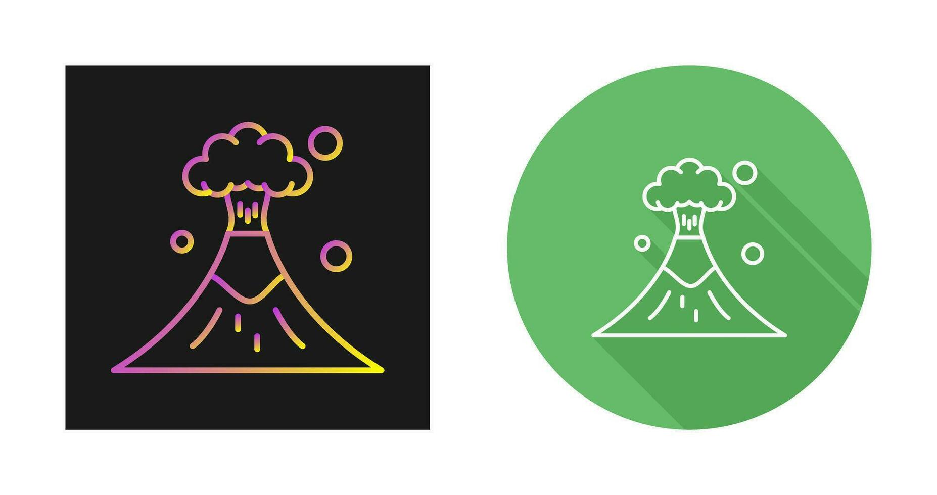Volcano Vector Icon