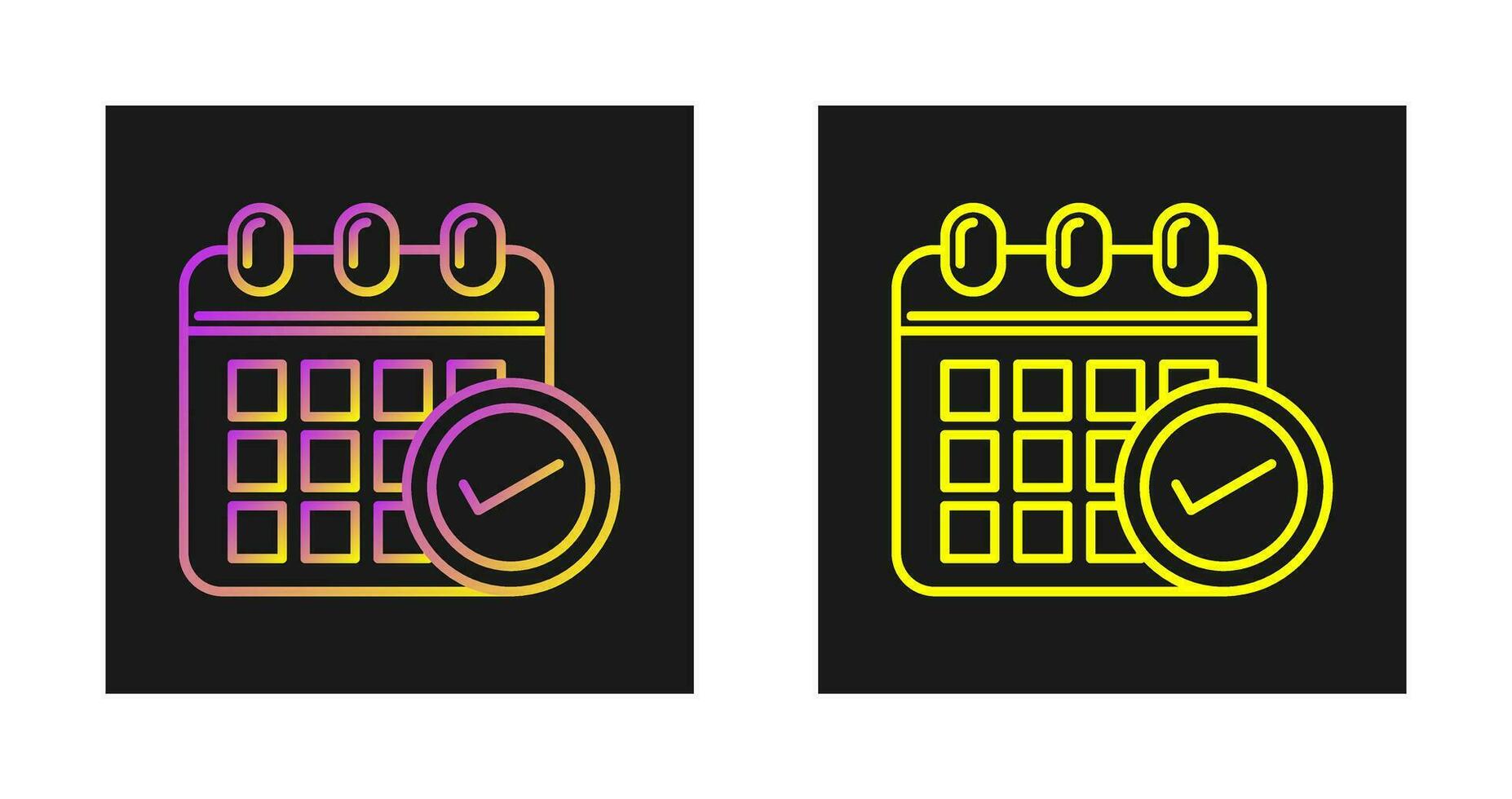 Schedule Vector Icon