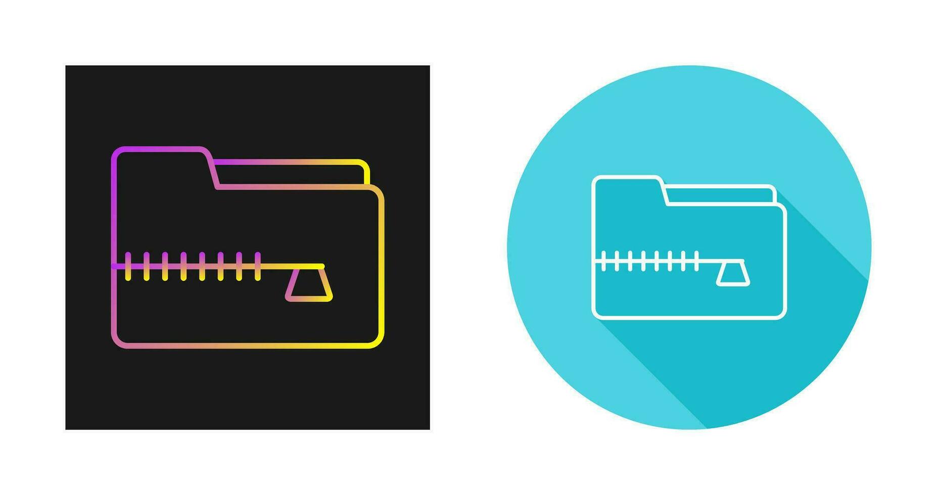 Zip File Vector Icon