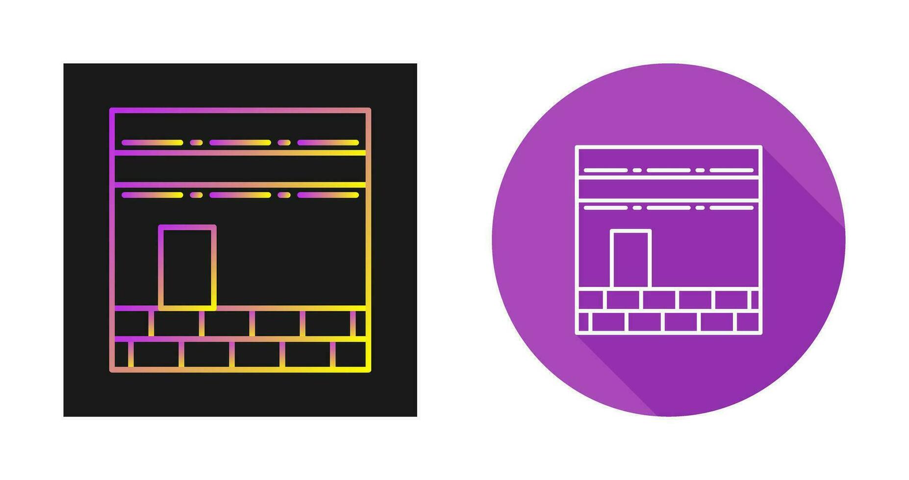 Kaaba Vector Icon