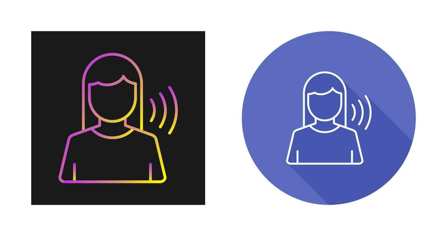 Speak Vector Icon