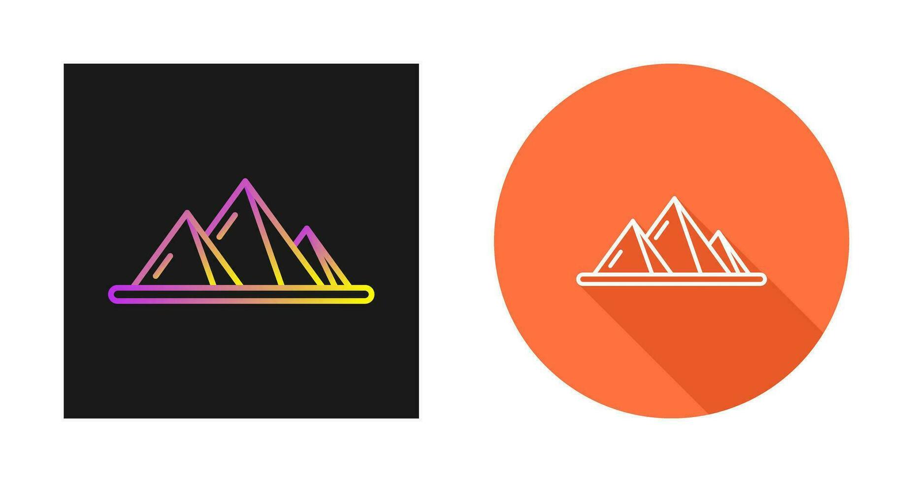 Pyramid Vector Icon