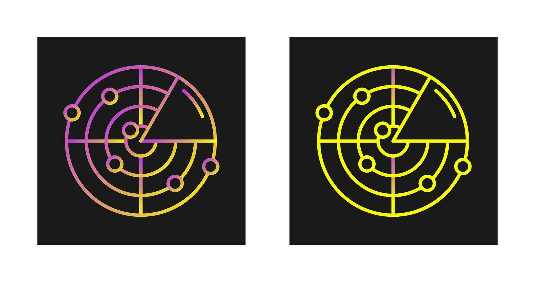 Radar Vector Icon