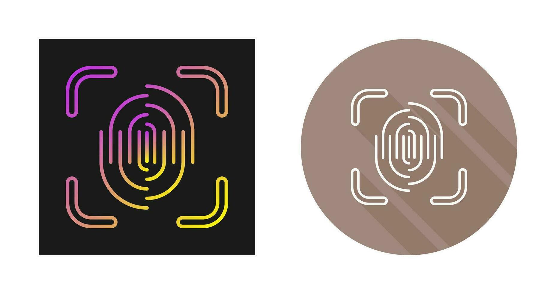 Fingerprint Vector Icon