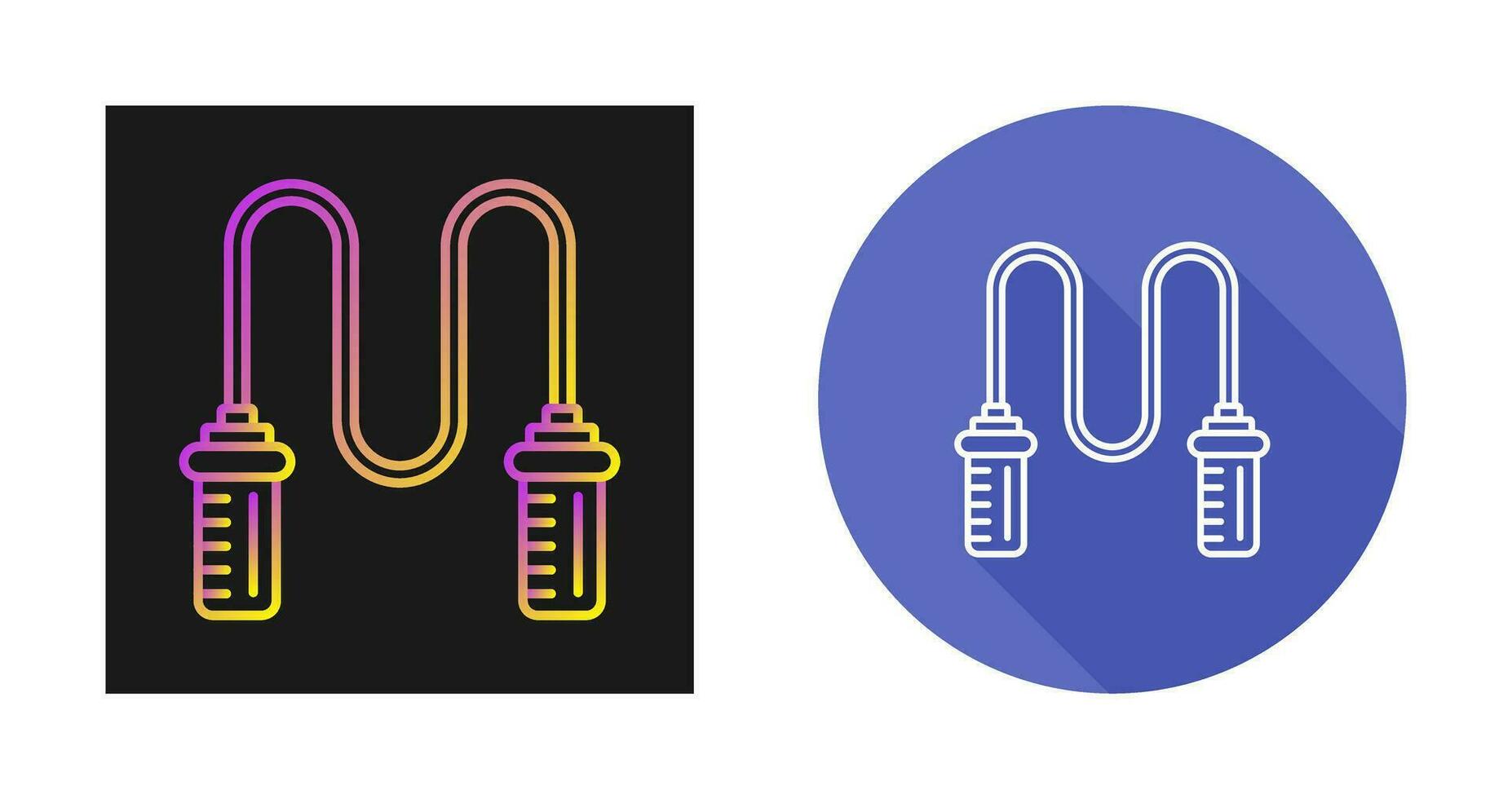 Jumping Rope Vector Icon