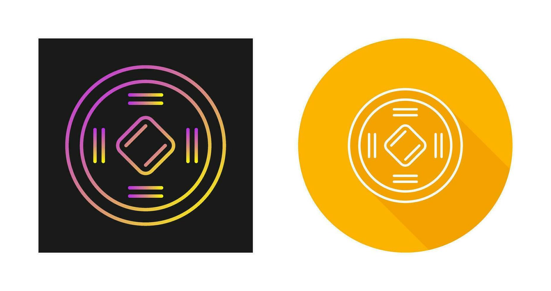 Lucky Coin Vector Icon