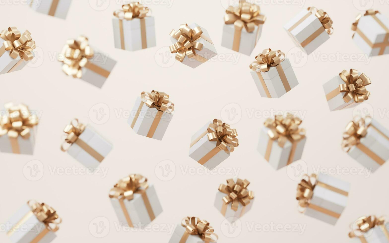 Gift box, festival and celebration, 3d rendering. photo