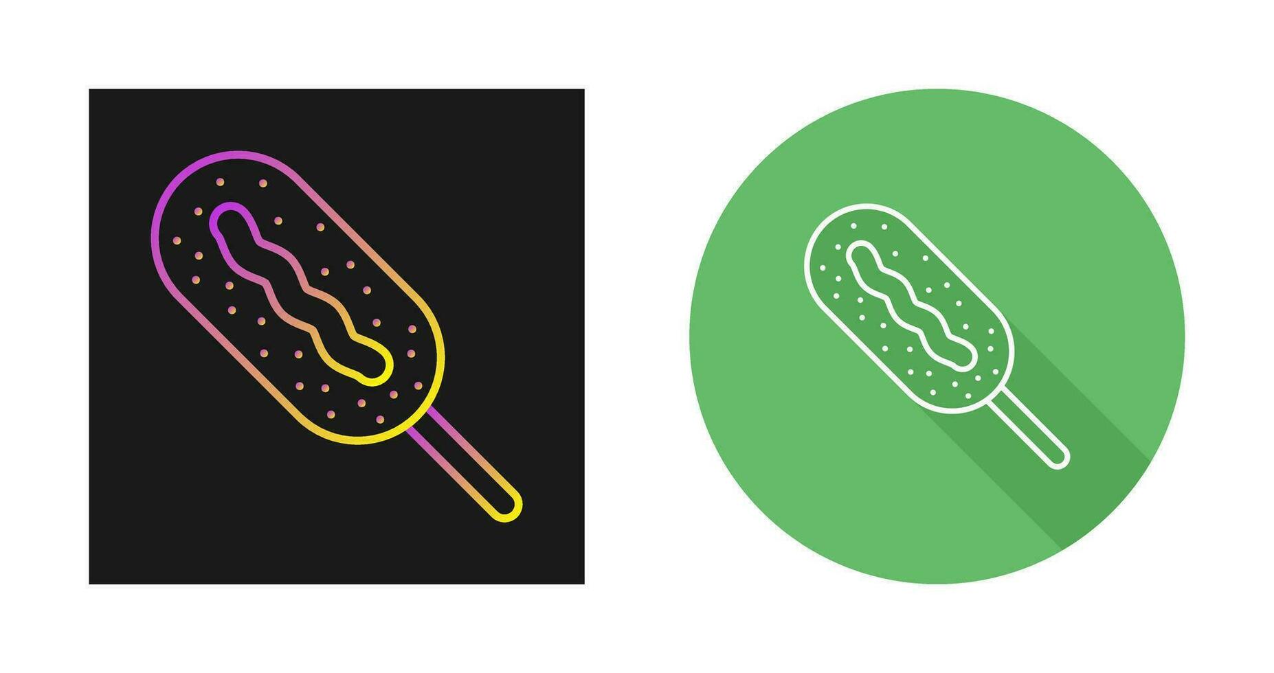 Corndog Vector Icon