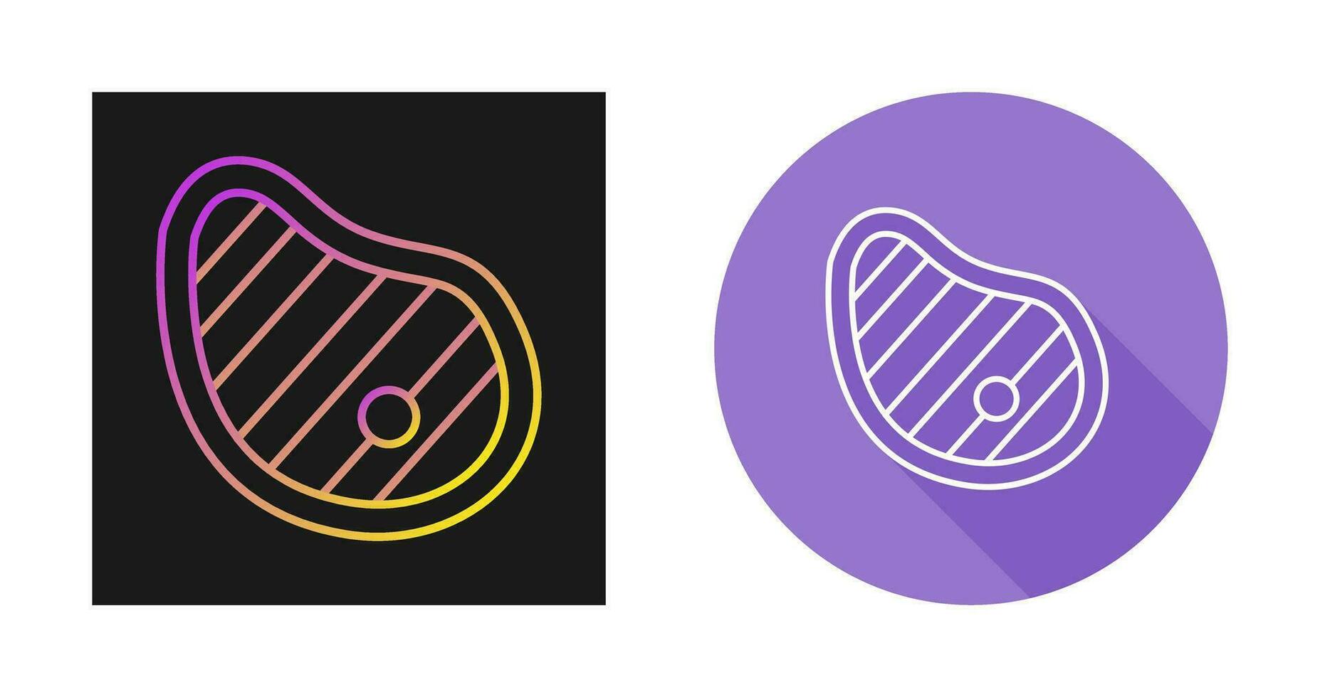 Steak Vector Icon