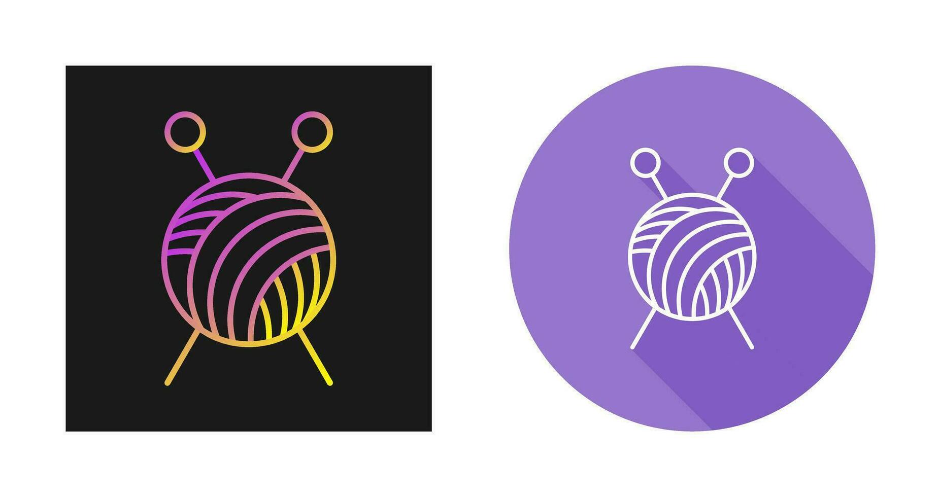 Knitting Vector Icon