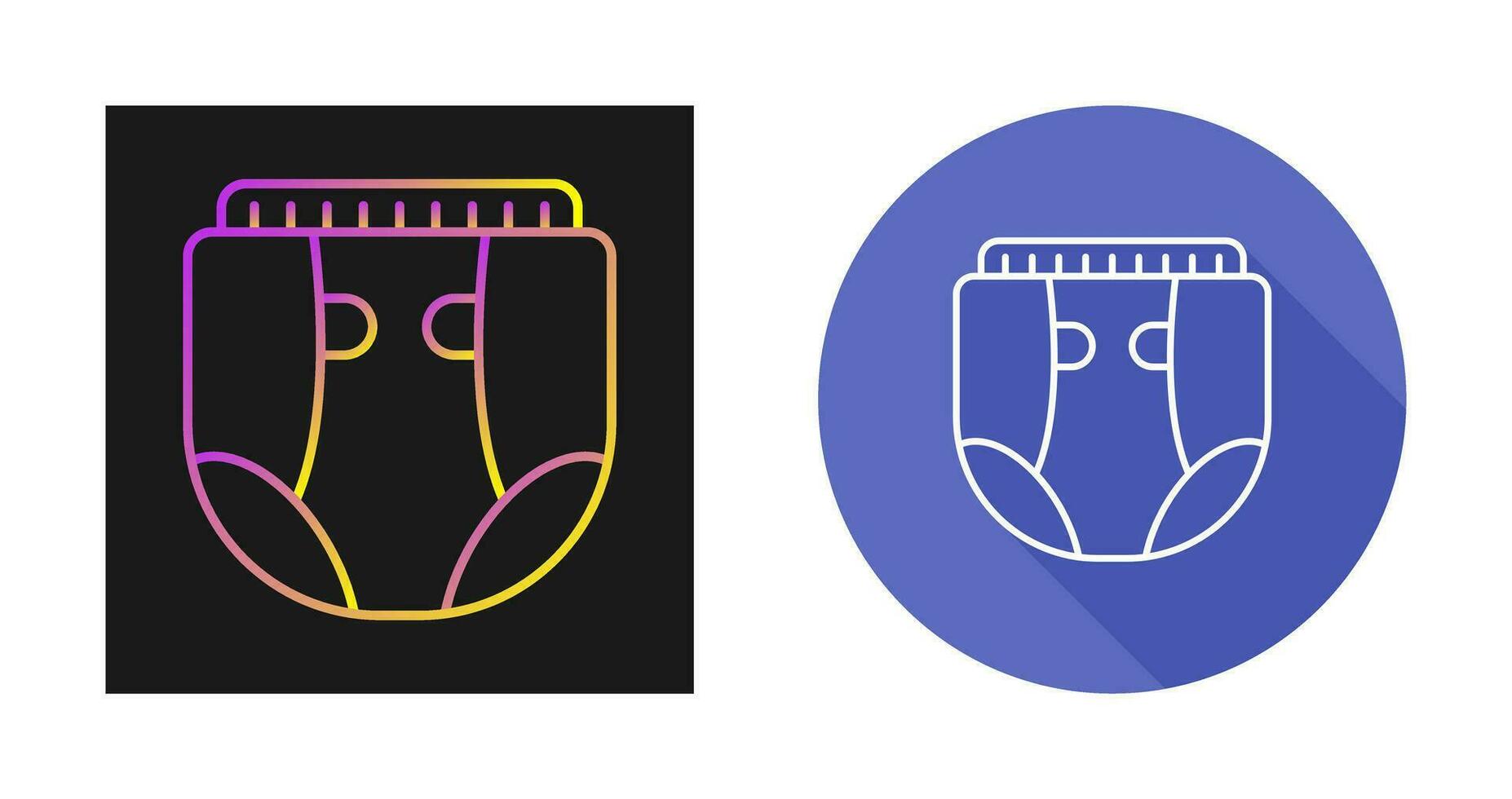 Diaper Vector Icon