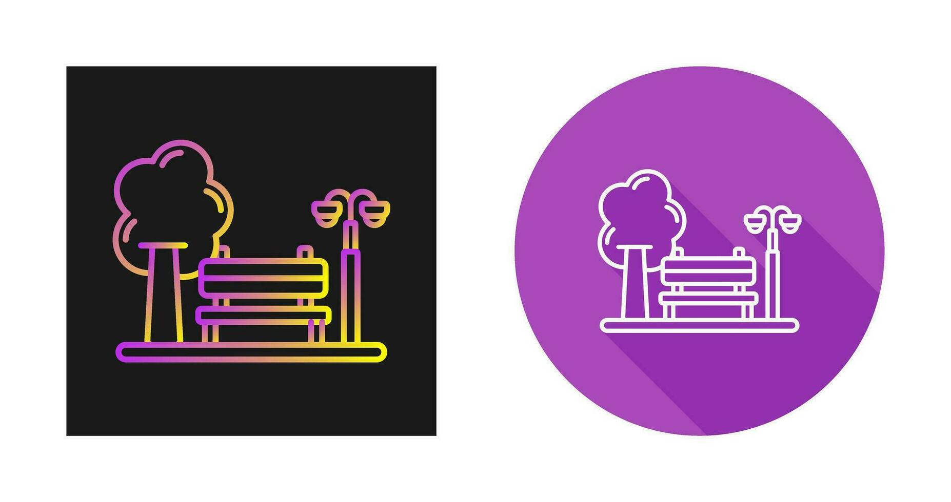 Park Vector Icon