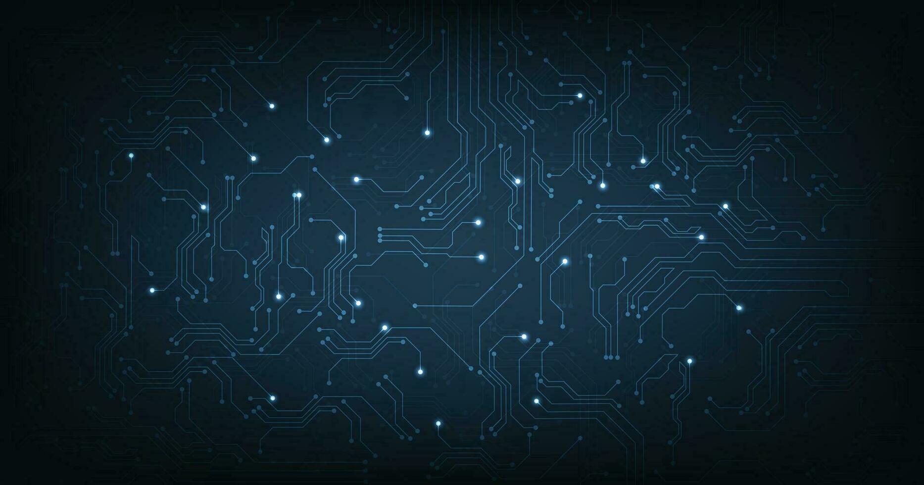 Futuristic circuit board computer technology background. vector
