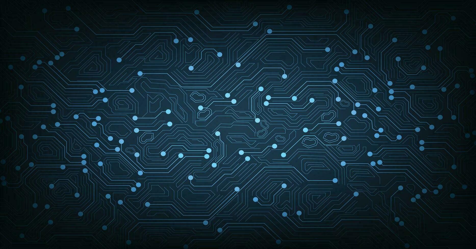Abstract futuristic circuit board Illustration computer technology background. vector