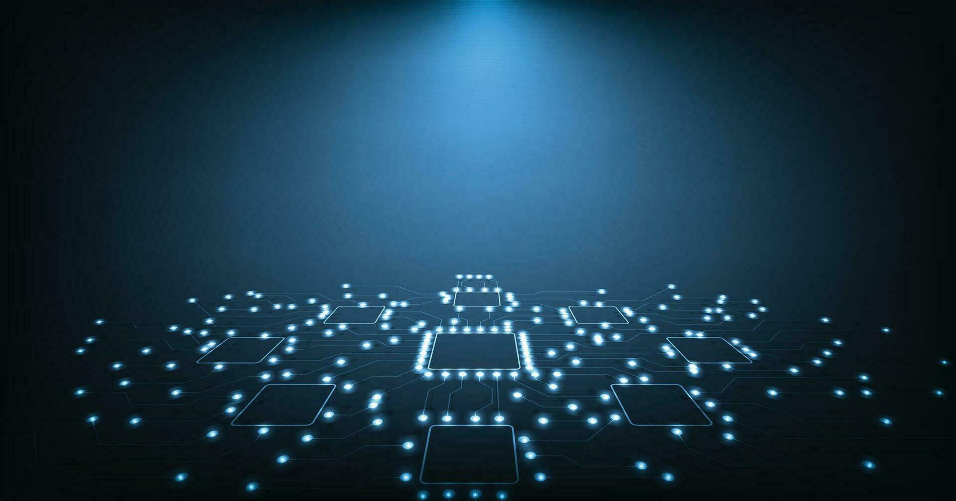 3d illustration technology background. vector