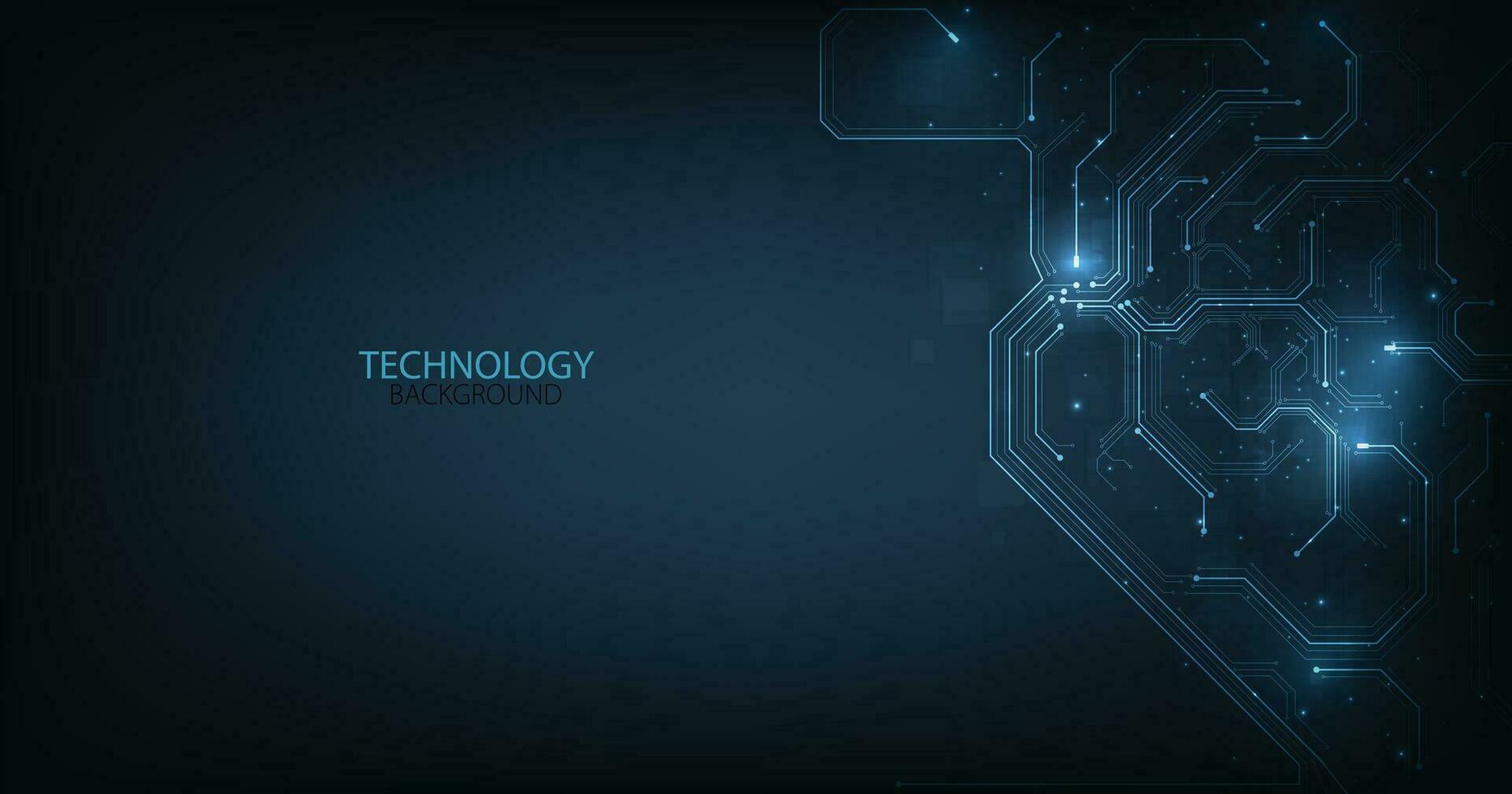 Technology digital futuristic background concept. vector