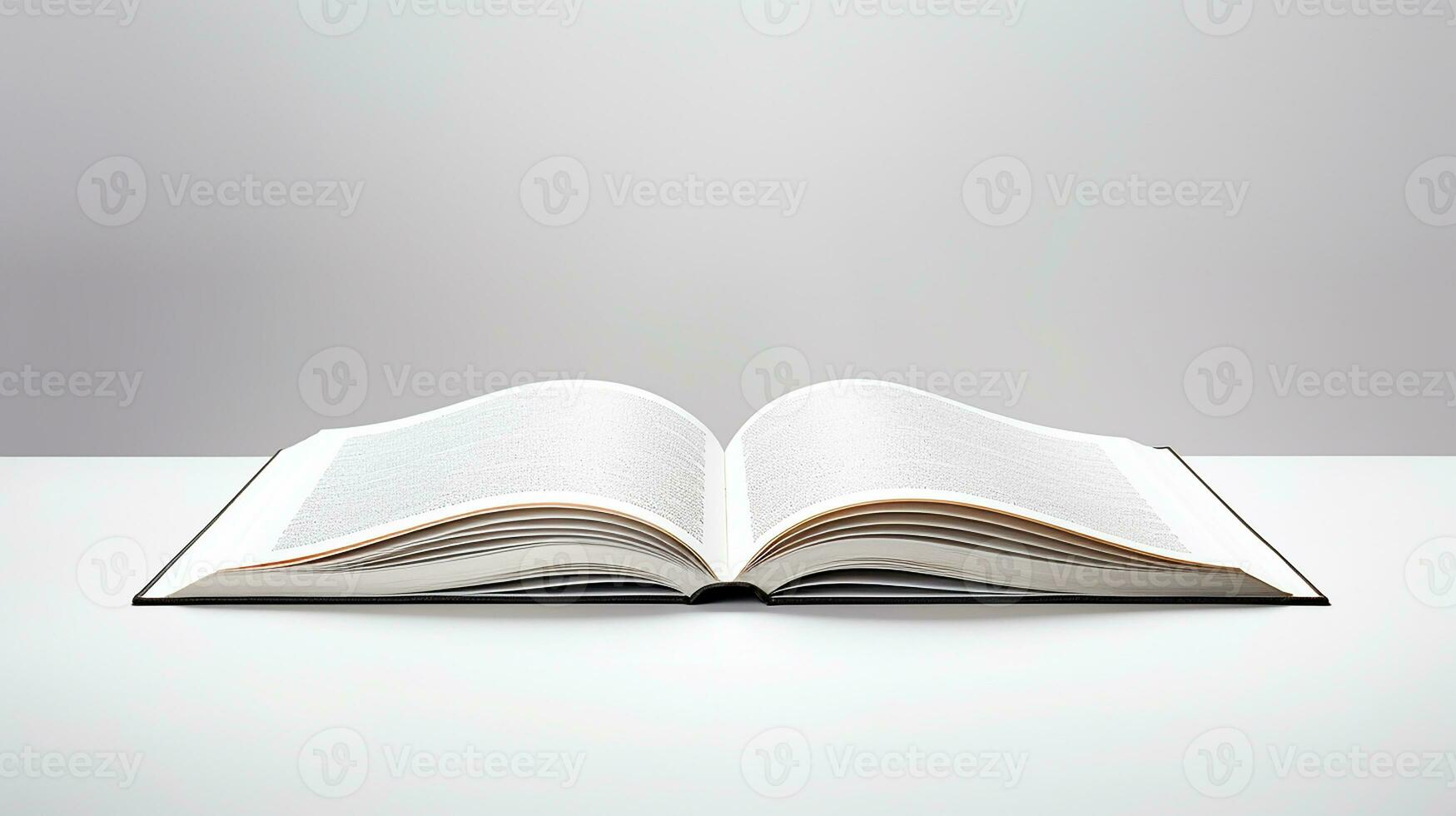 3d render of a book on a minimalist background. Generative AI photo