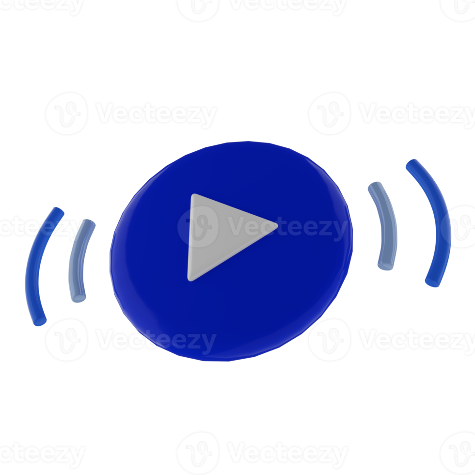 Leben Streaming 3d Symbol machen png