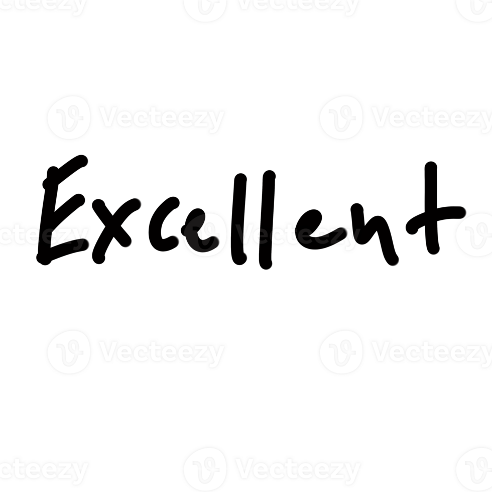 excellent hand written lettering png
