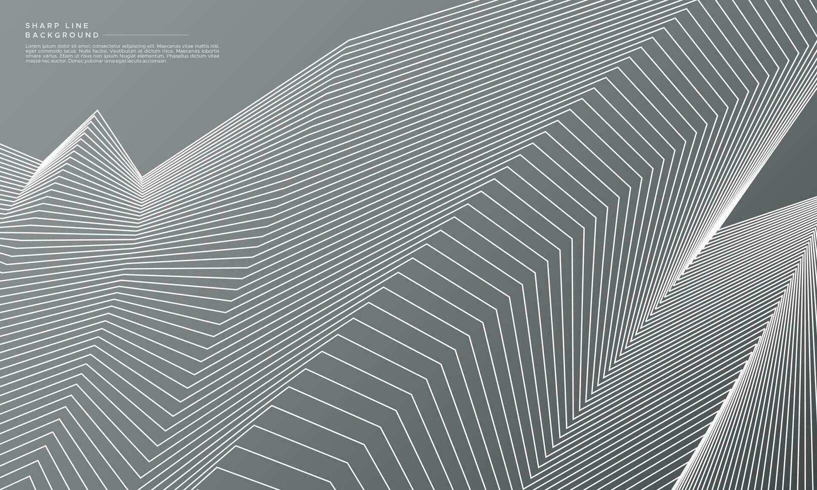 Modern flow line sharp abstract background. Dynamic technology line background. vector