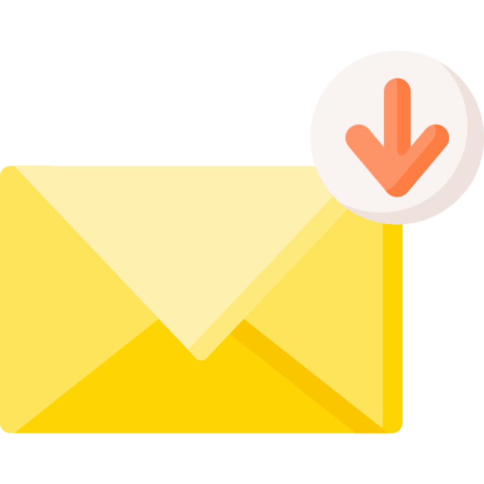 inbox illustration design png