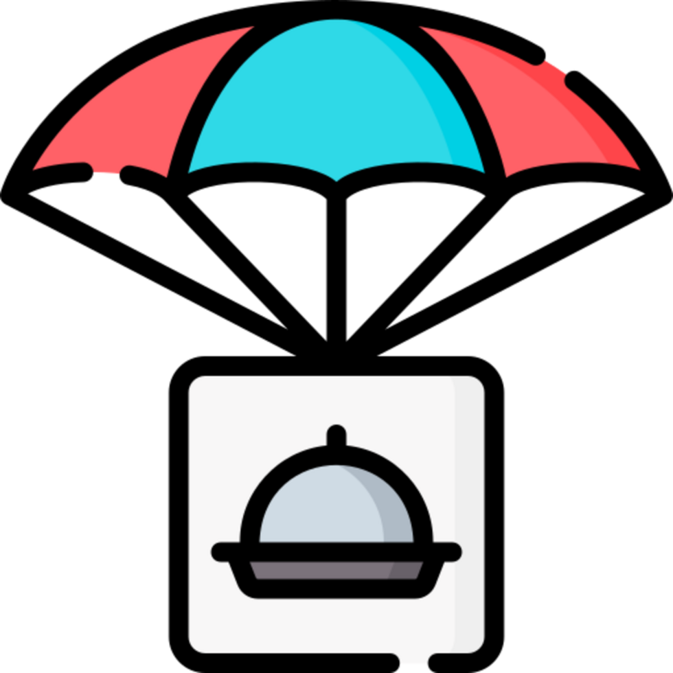 food delivery illustration design png