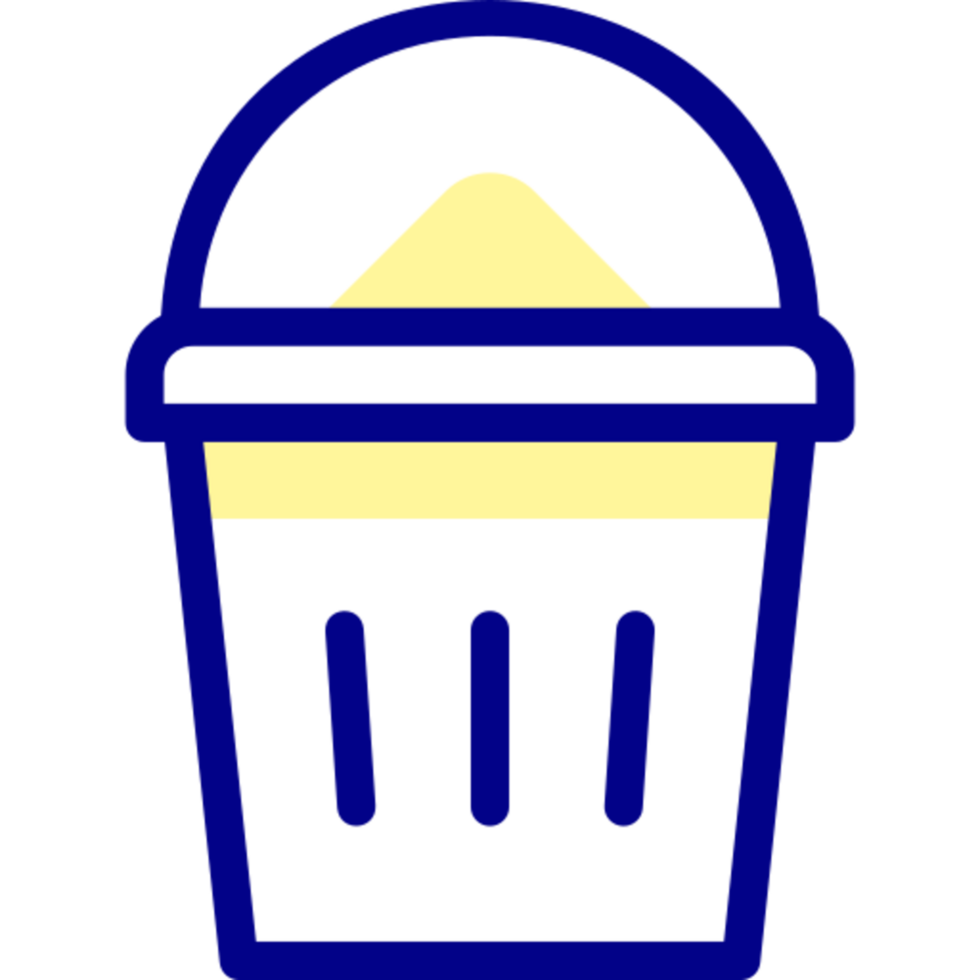 Sand bucket icon design png