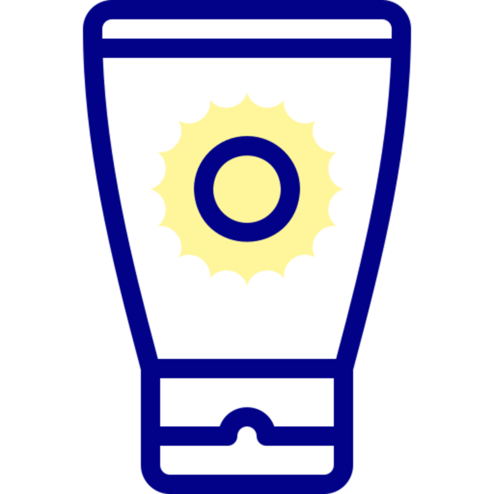 Sunscreen icon design png