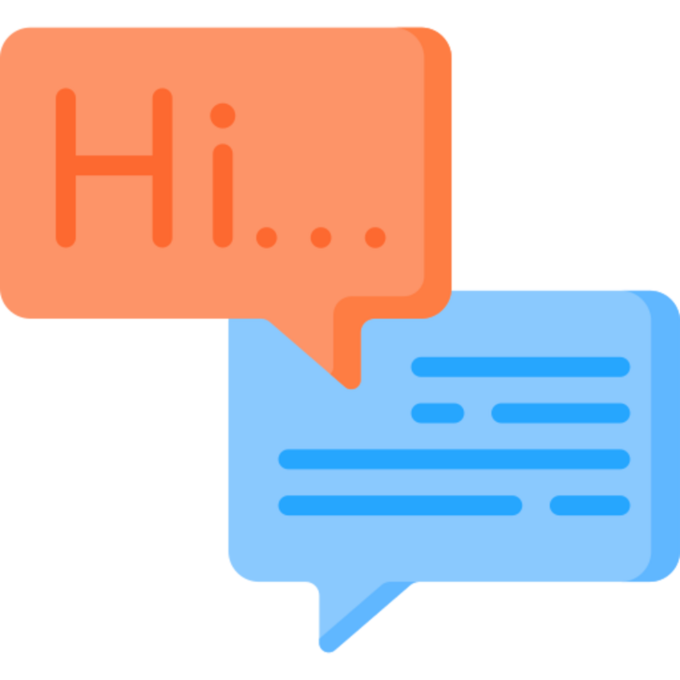 conversation illustration design png