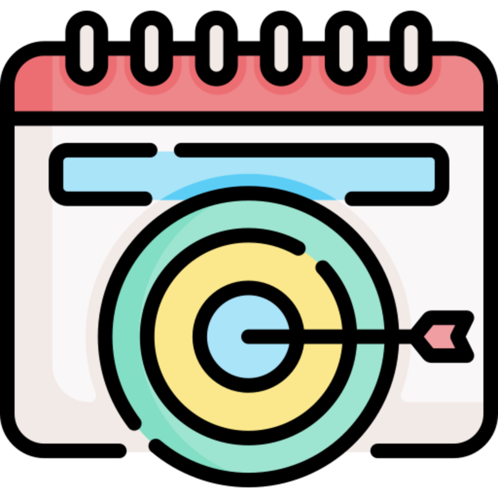 Goal illustration design png