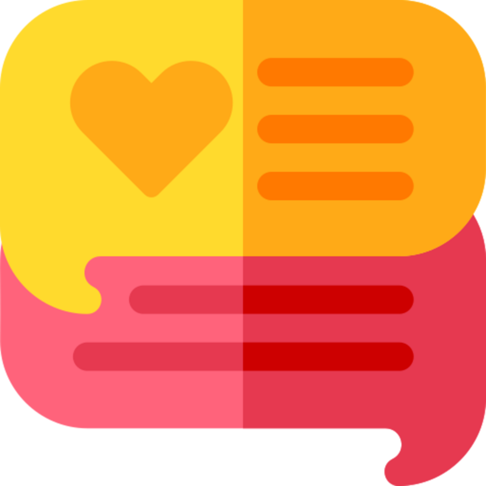 Chat illustration design png