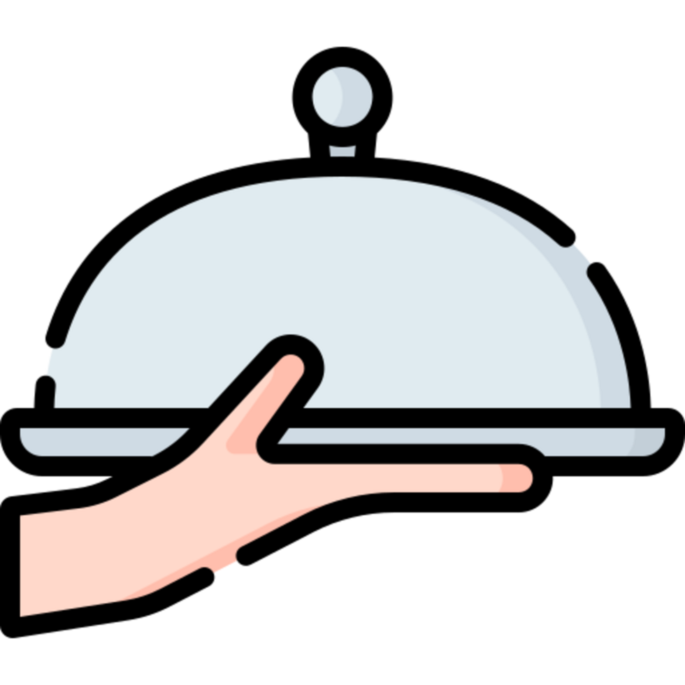 food tray illustration design png