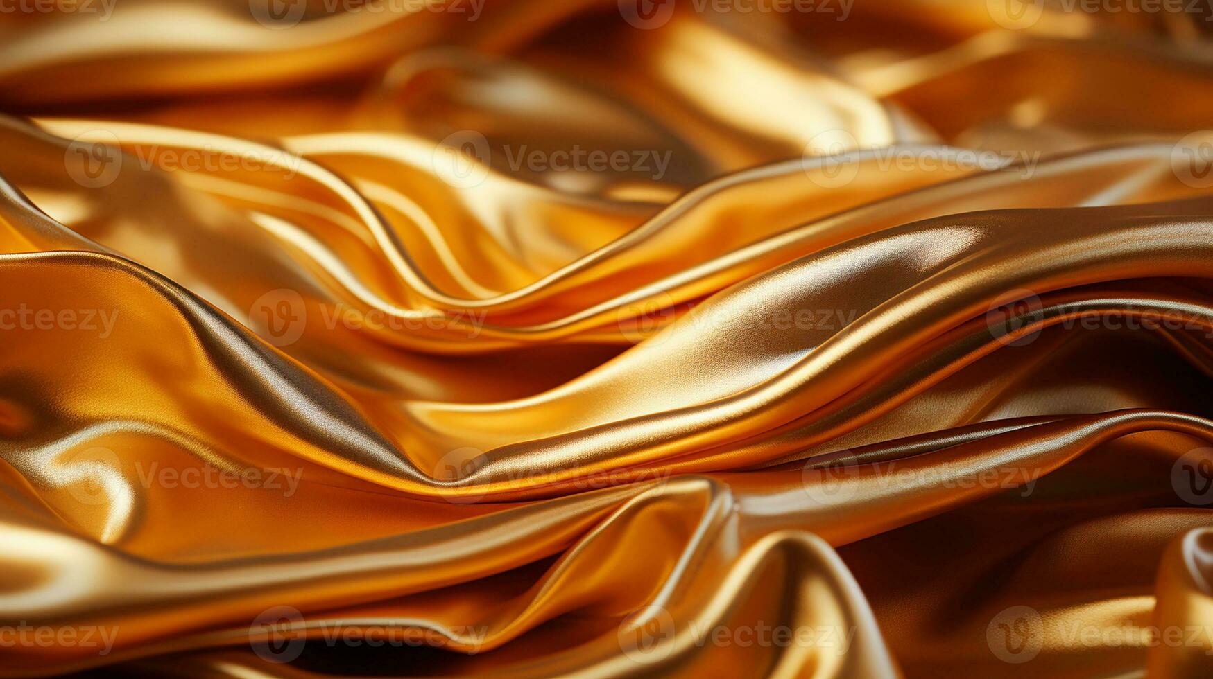 Golden silk background with some smooth lines in it. 3d render. photo