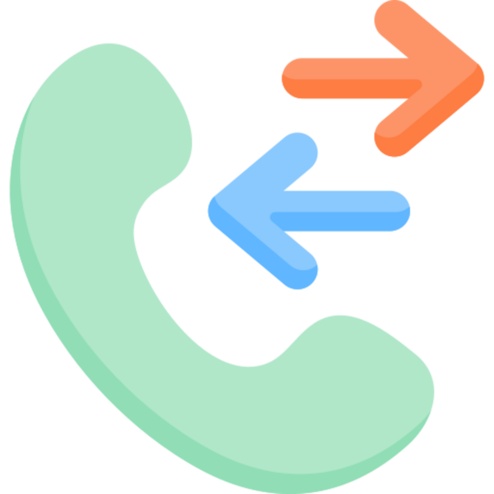phone call illustration design png