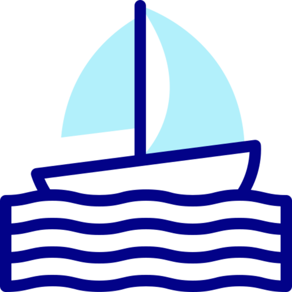 Sail boat icon design png