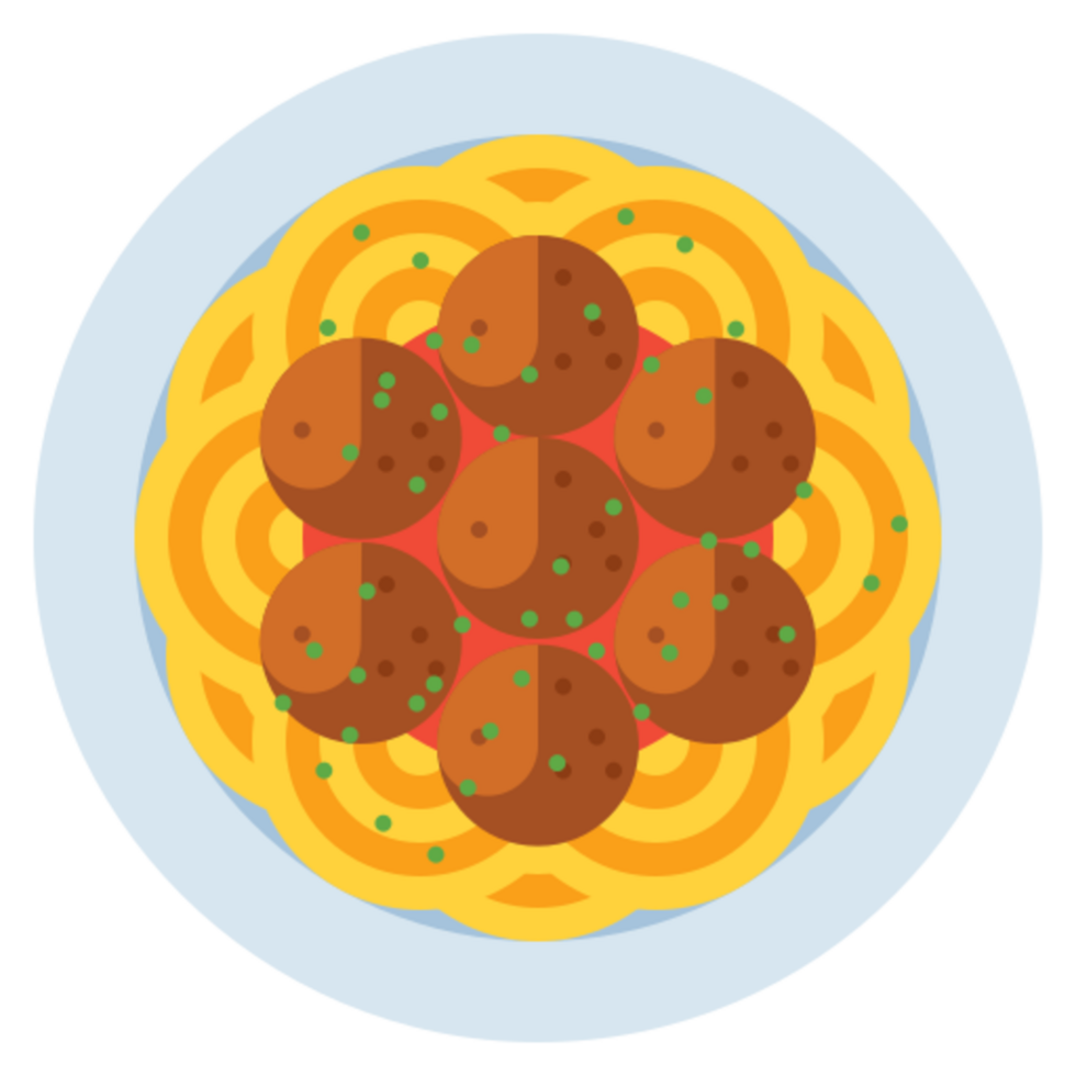 Spaghetti icon design png