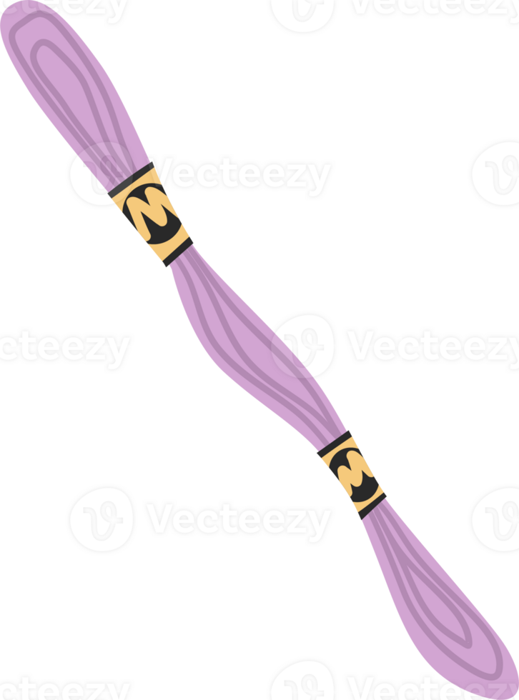 Embroidery threads. A skein of thread. A skein of floss threads. png